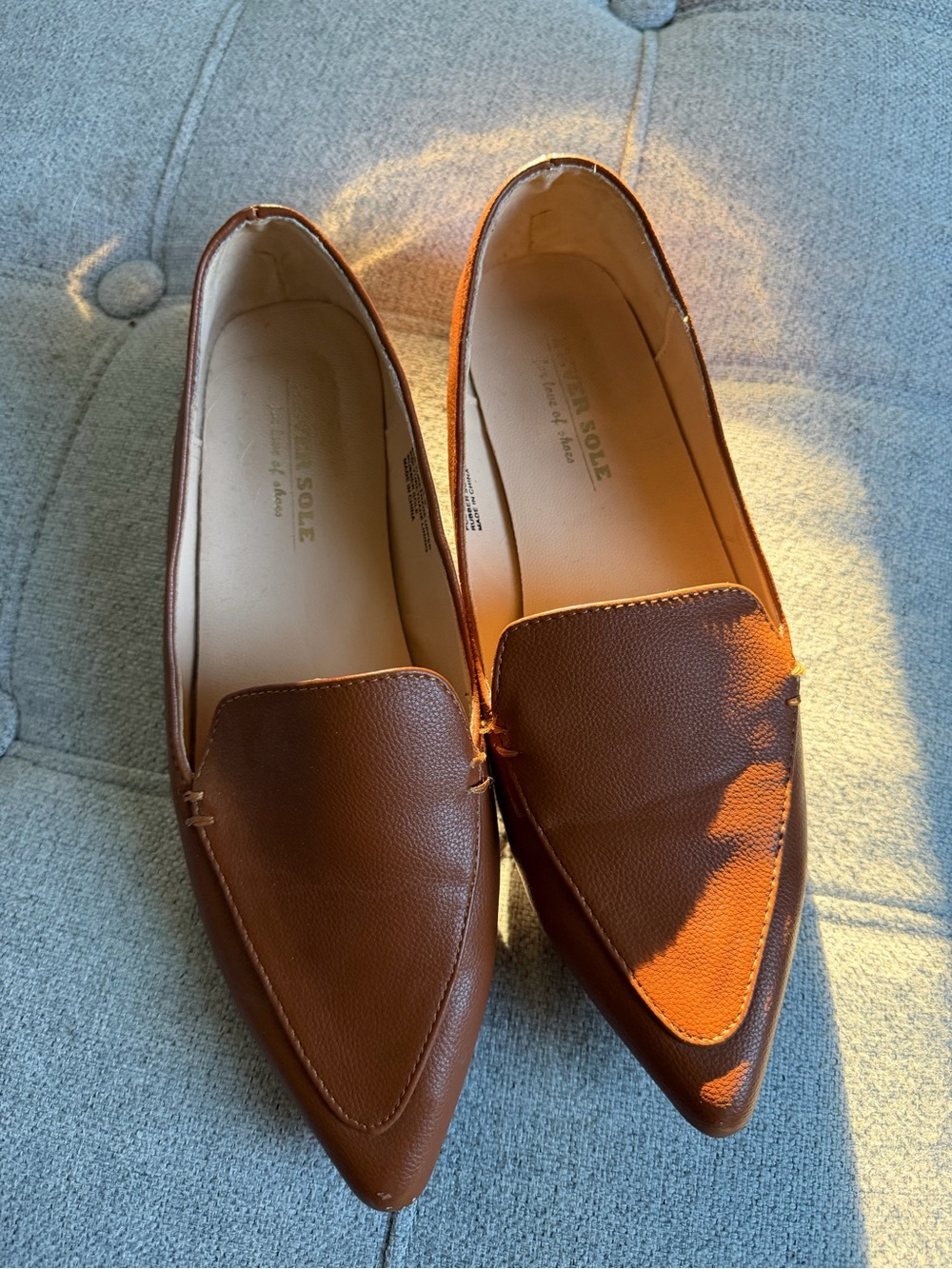Women’s Brown Leather Loafers